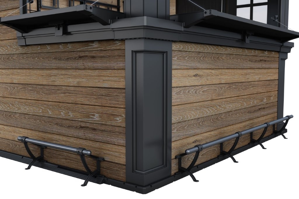 Záhradný domček Keter Deco Bar Duo Walnut