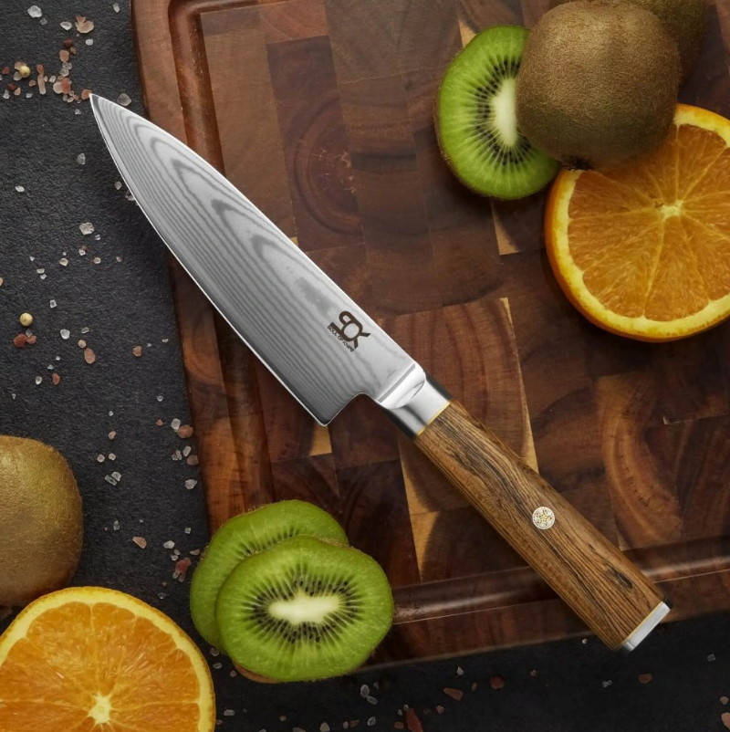 Kuchyňský nůž Chef Gyuto SOK Cocobolo White Damascus