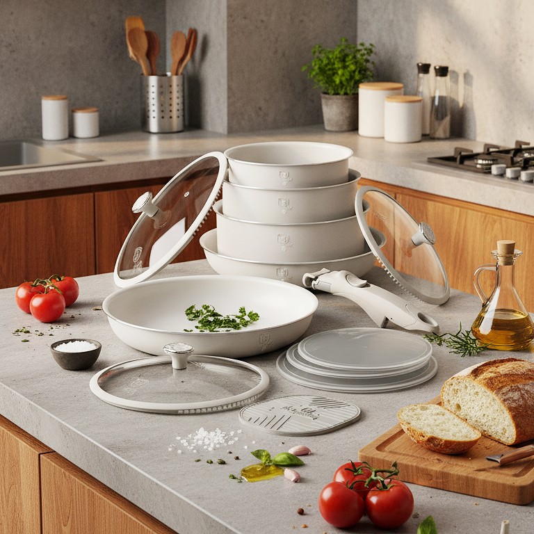 Sada n�dob� Berlingerhaus Sahara Marble Collection