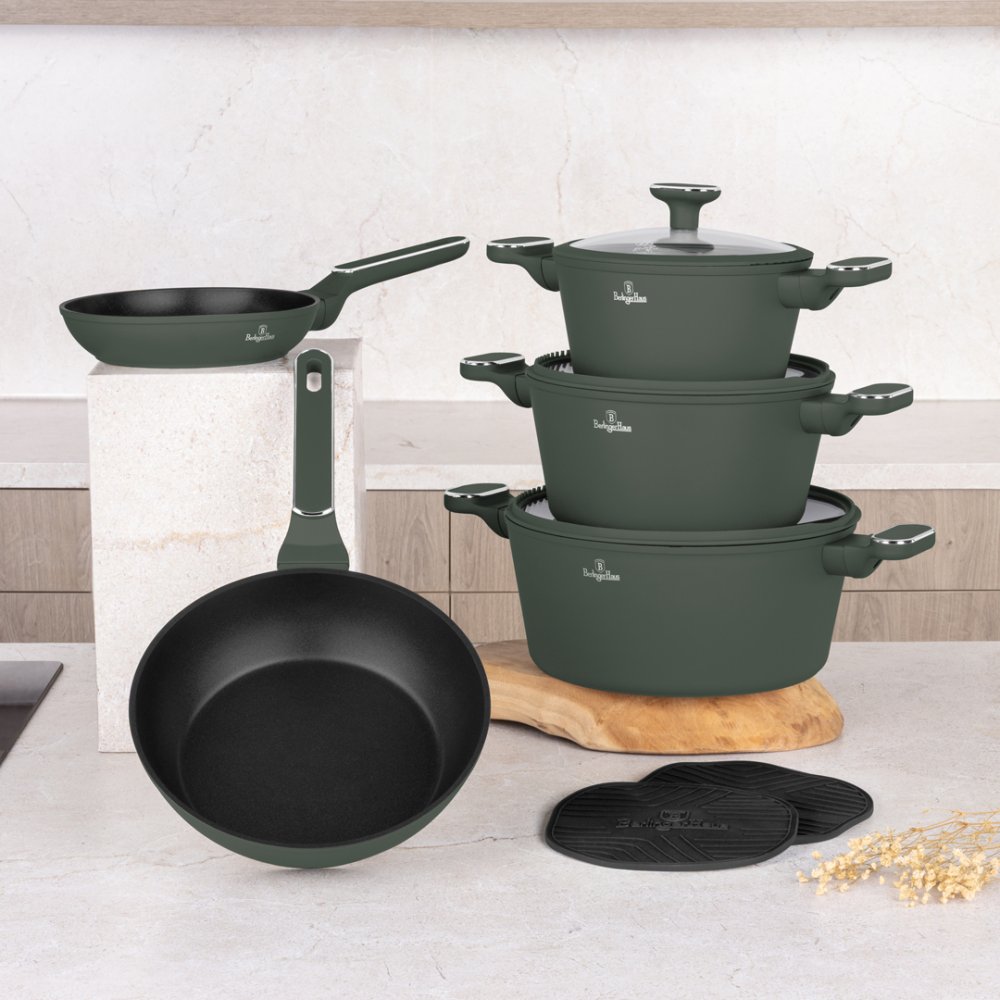 Sada riadu Berlingerhaus Matte green Collection