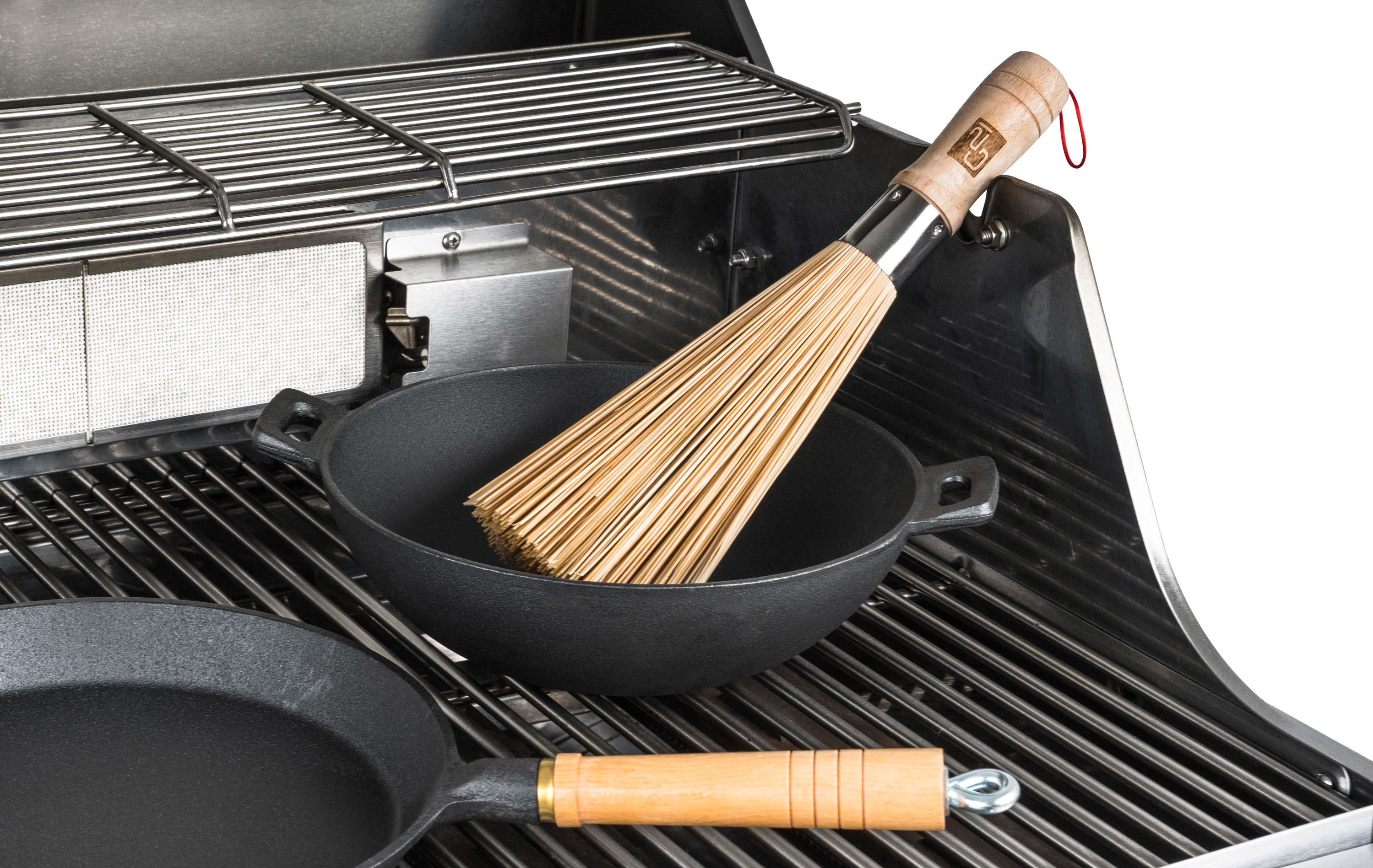 Liatinový wok na gril G21