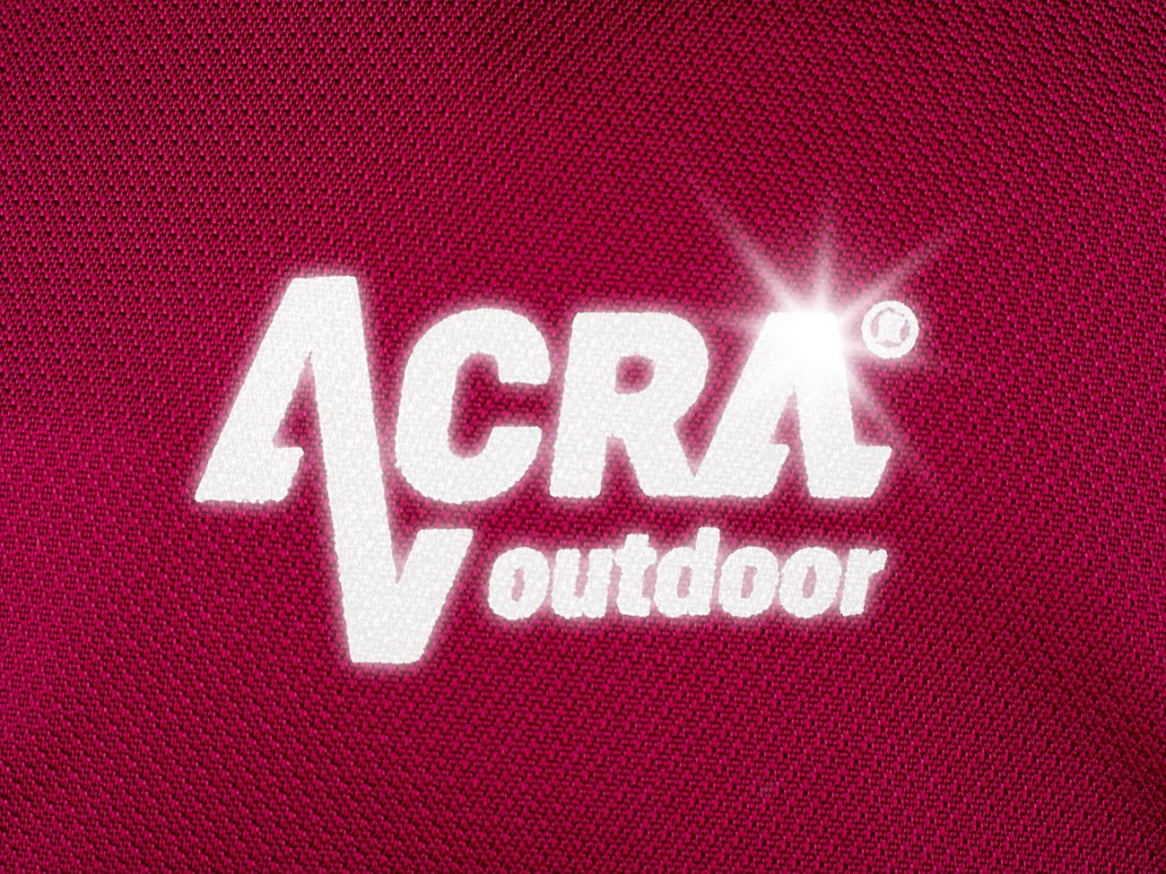 Reflexní nápis na batohu Acra Relaxing 40 L