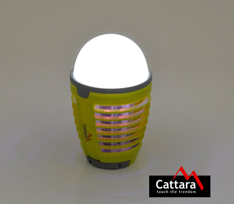 LED svítilna Cattara Pear a lapač hmyzu v jednom