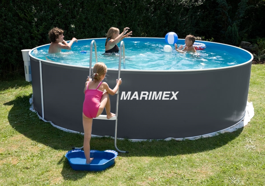 Bazén Marimex Orlando 4,57 x 1,07 m v šedé barvě