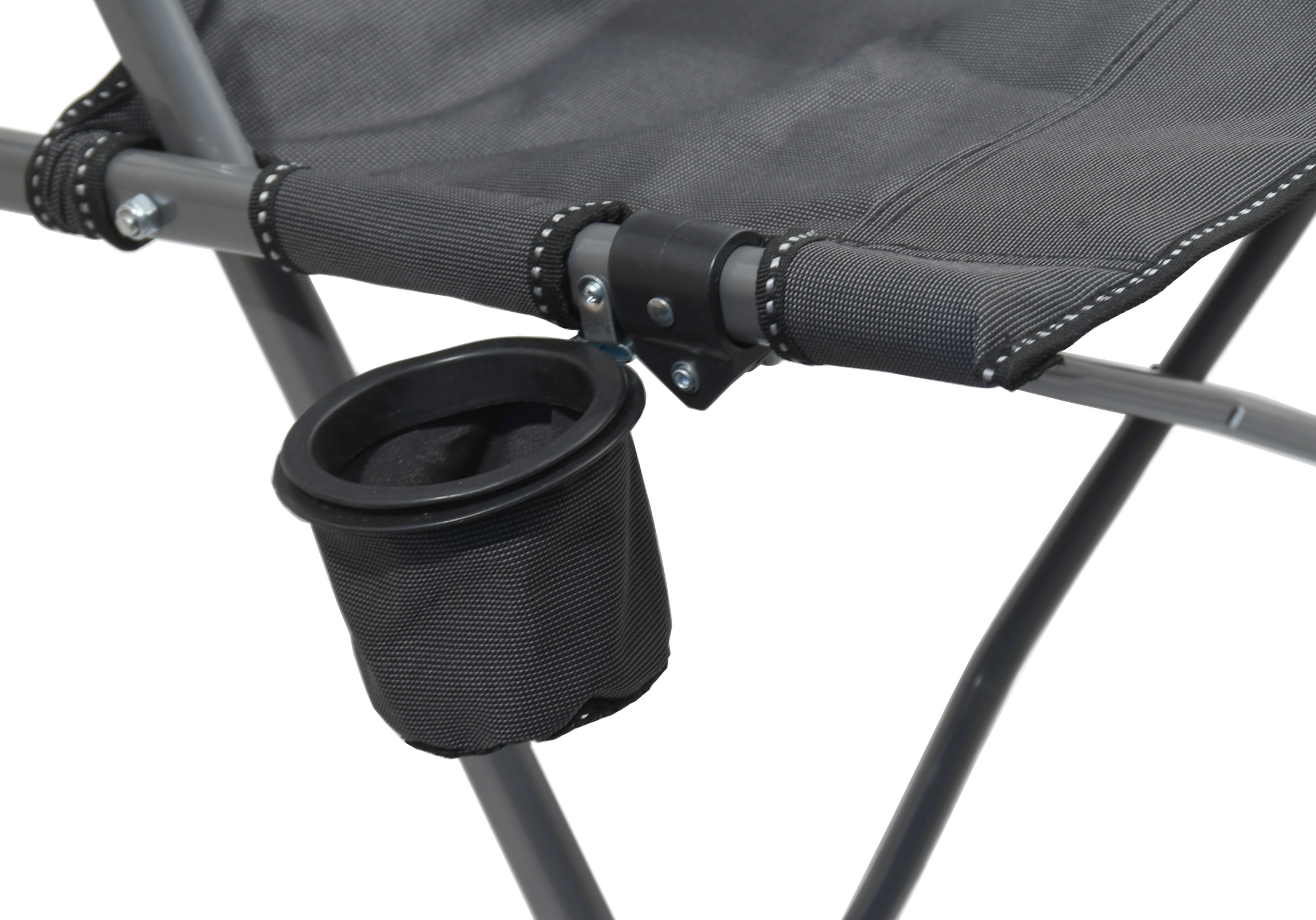 Kempingová židle Cattara MERIT XXL 111 cm s praktickou brašnou na drobnosti