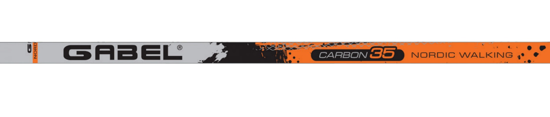 Ultralehké hůlky Gabel Stride X-1.35 jsou vyrobeny ze 7 karbonových vrstev CA35 s téměř neomezenou životností a jsou speciálně určené pro severskou chůzi (takzvaný Nordic Walking).