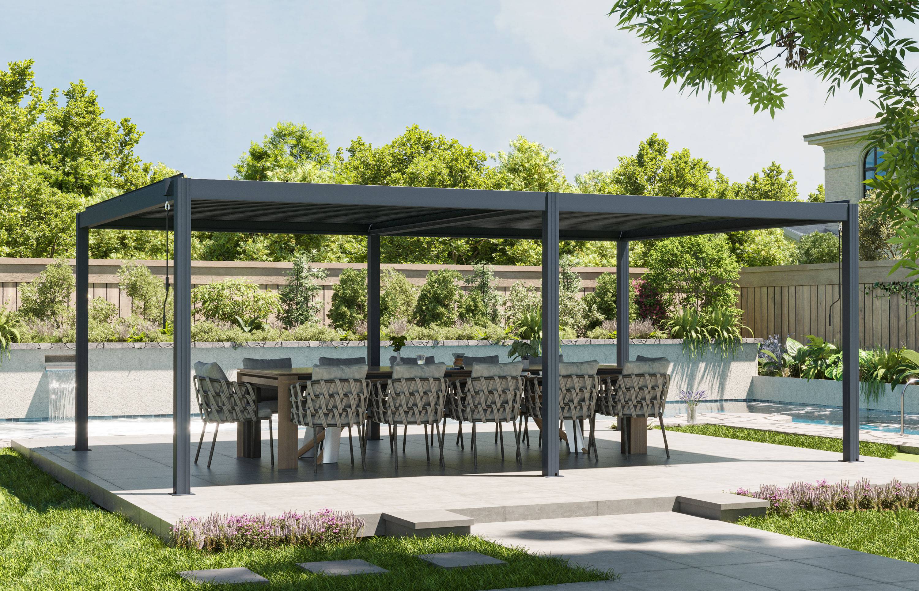 Bioklimatick� pergola G21 Austin 6x4 m