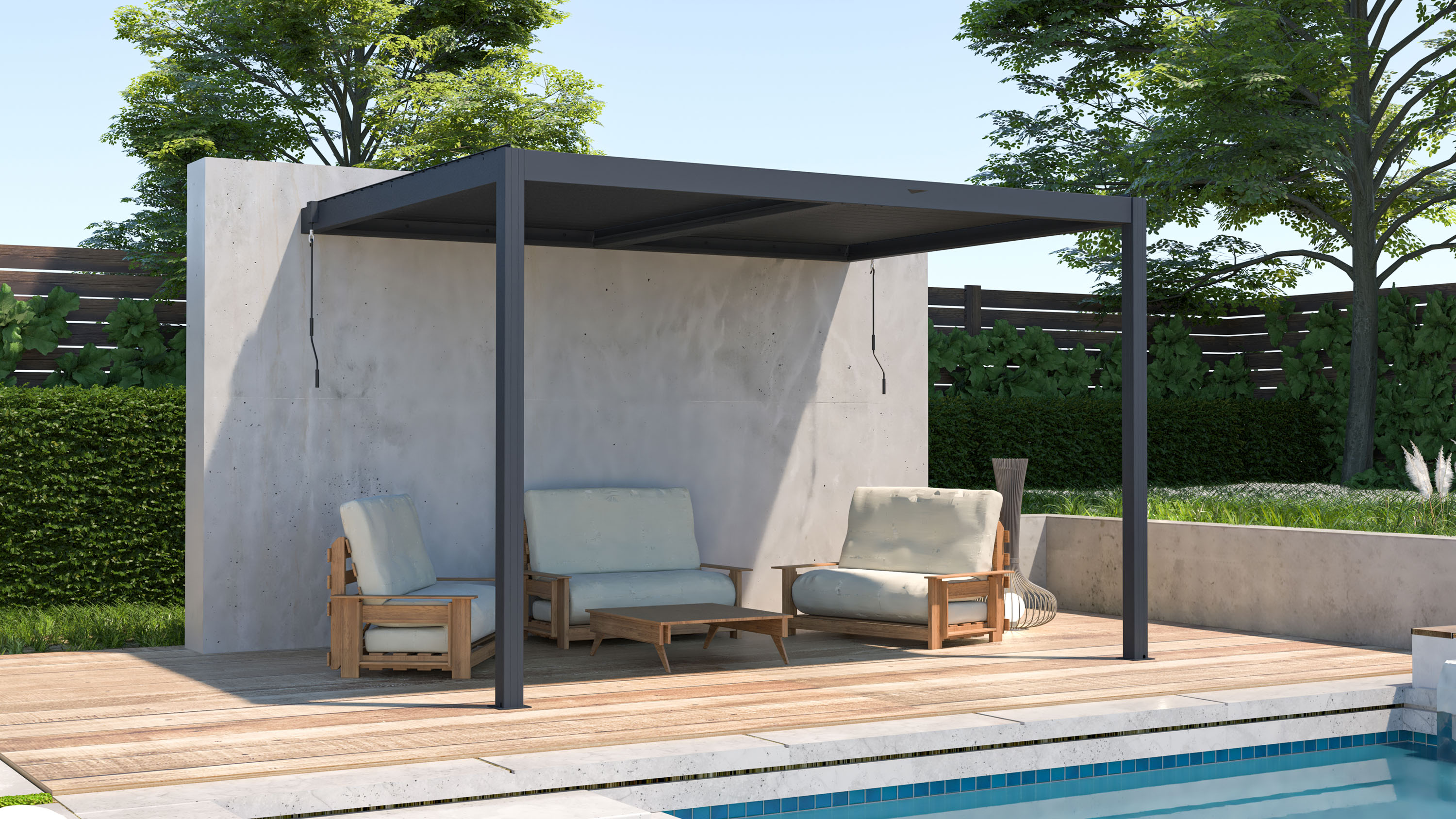 Bioklimatick� pergola G21 Trenton 4x3 m