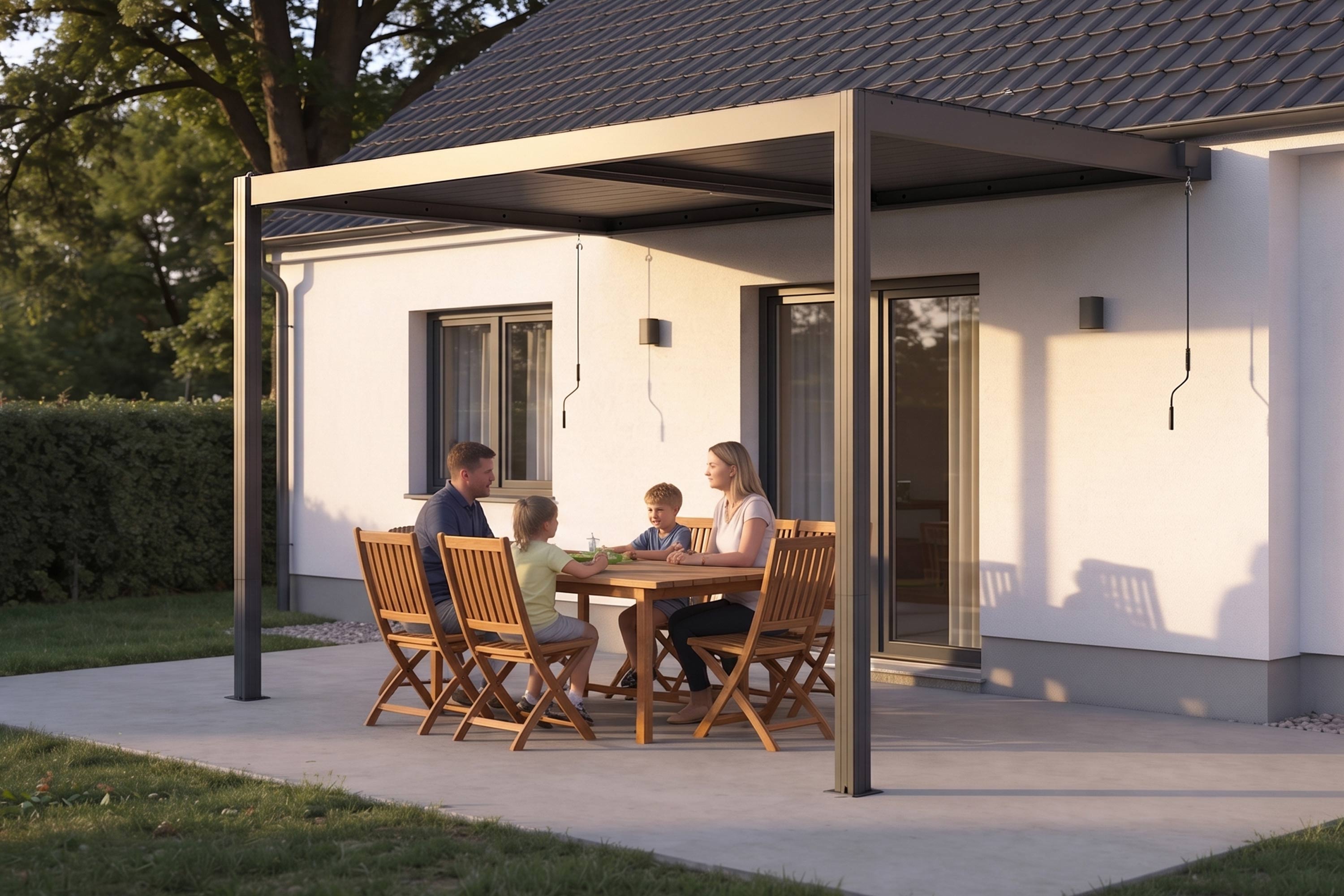 Bioklimatická pergola G21 Trenton 4x3 m