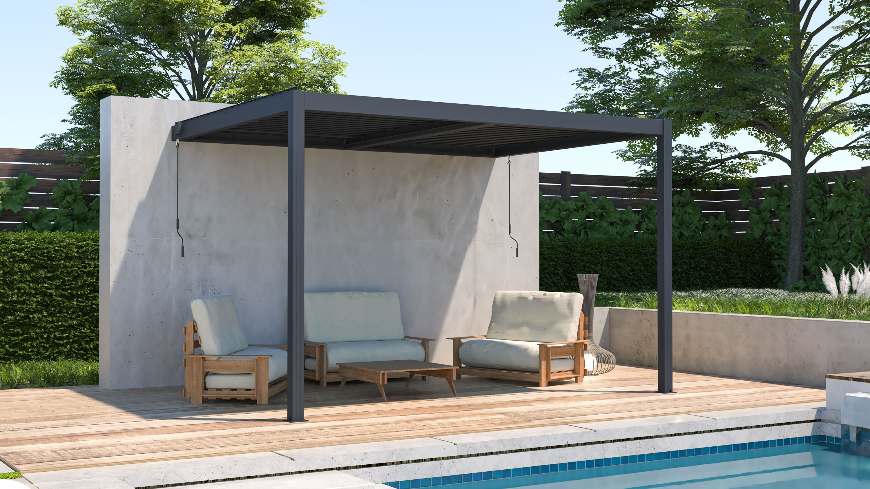 Bioklimatick� pergola G21 Trenton Premium 4x3 m
