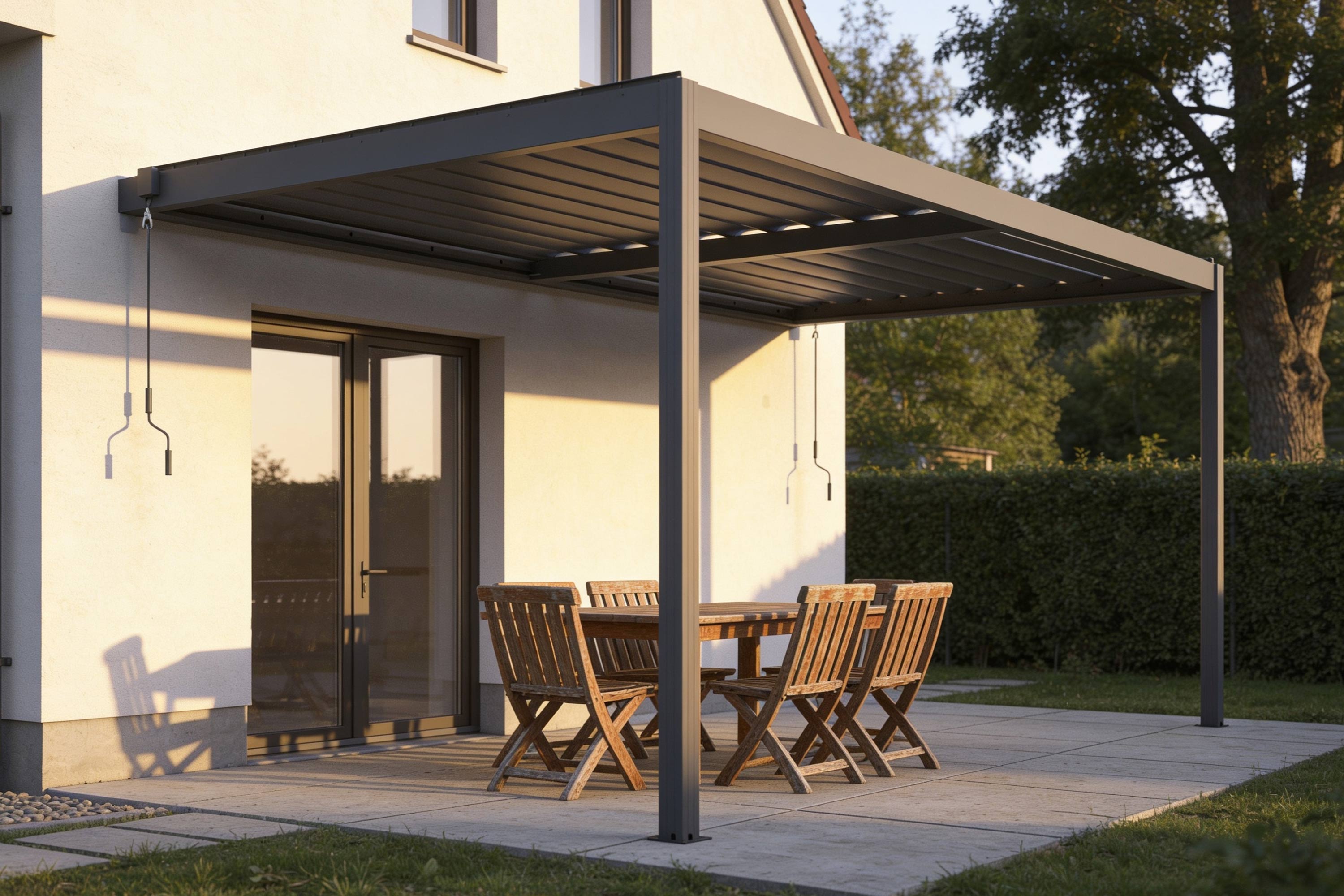 Bioklimatická pergola G21 Trenton Premium 4x3 m