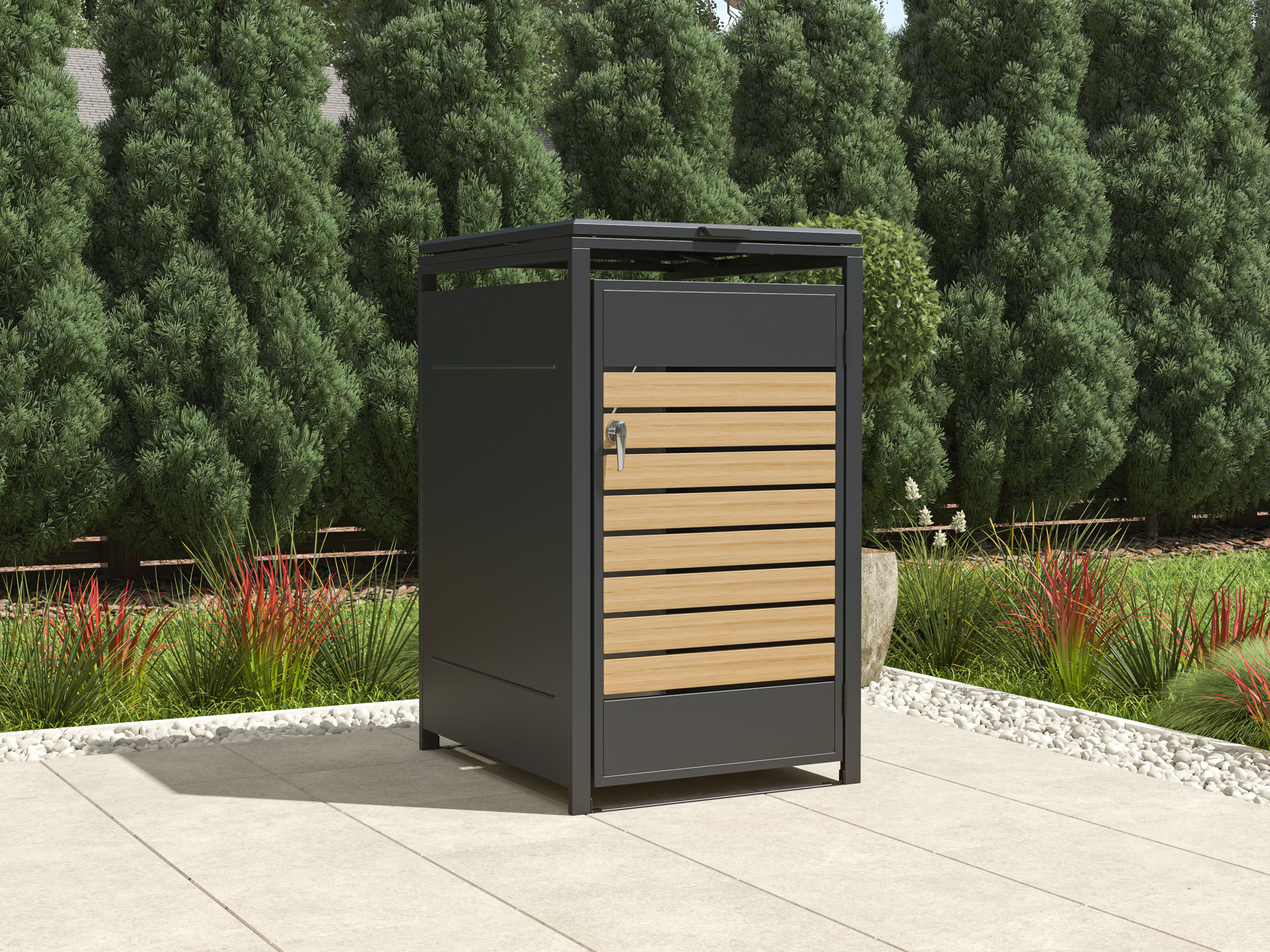 Přístřešek na popelnice G21 68x117x80 cm