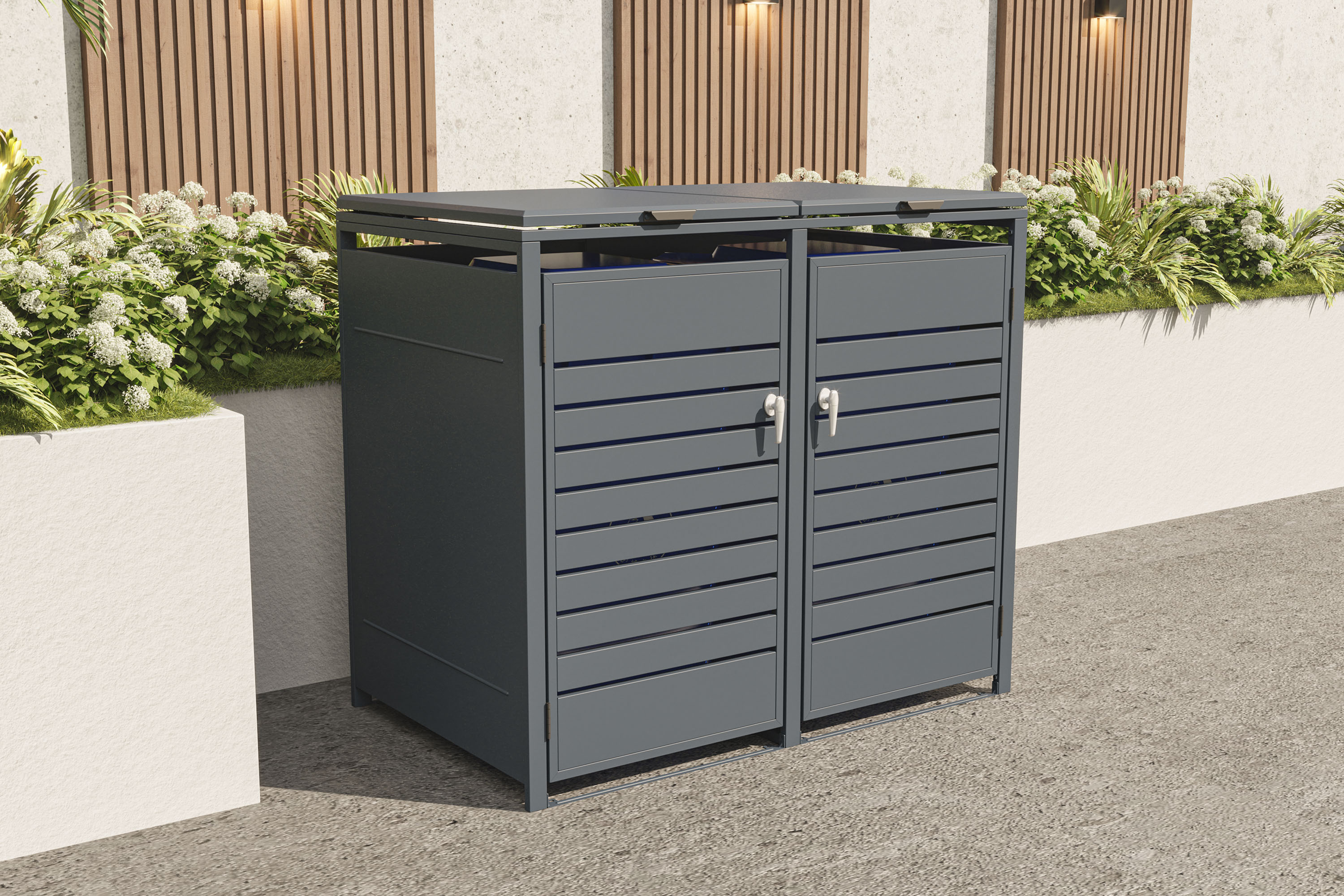 Přístřešek na popelnice G21 132x117x80 cm