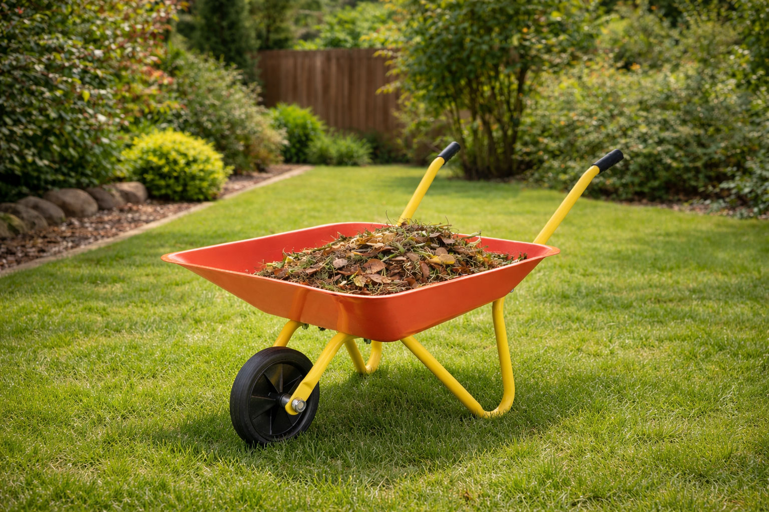 Zahradní kolečko G21 dětské, červené