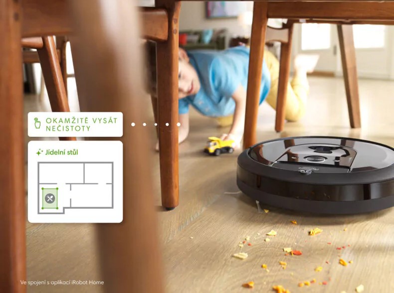 Robotický vysavač iRobot Roomba Combo i5 s funkcí mopování i vysávání
