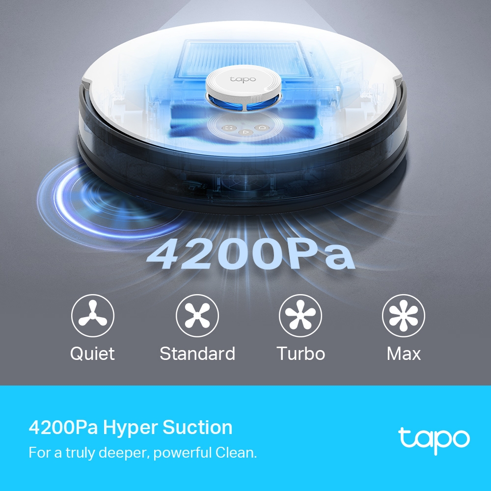 Vysavač TP-Link Tapo RV30 Plus s hyper sáním