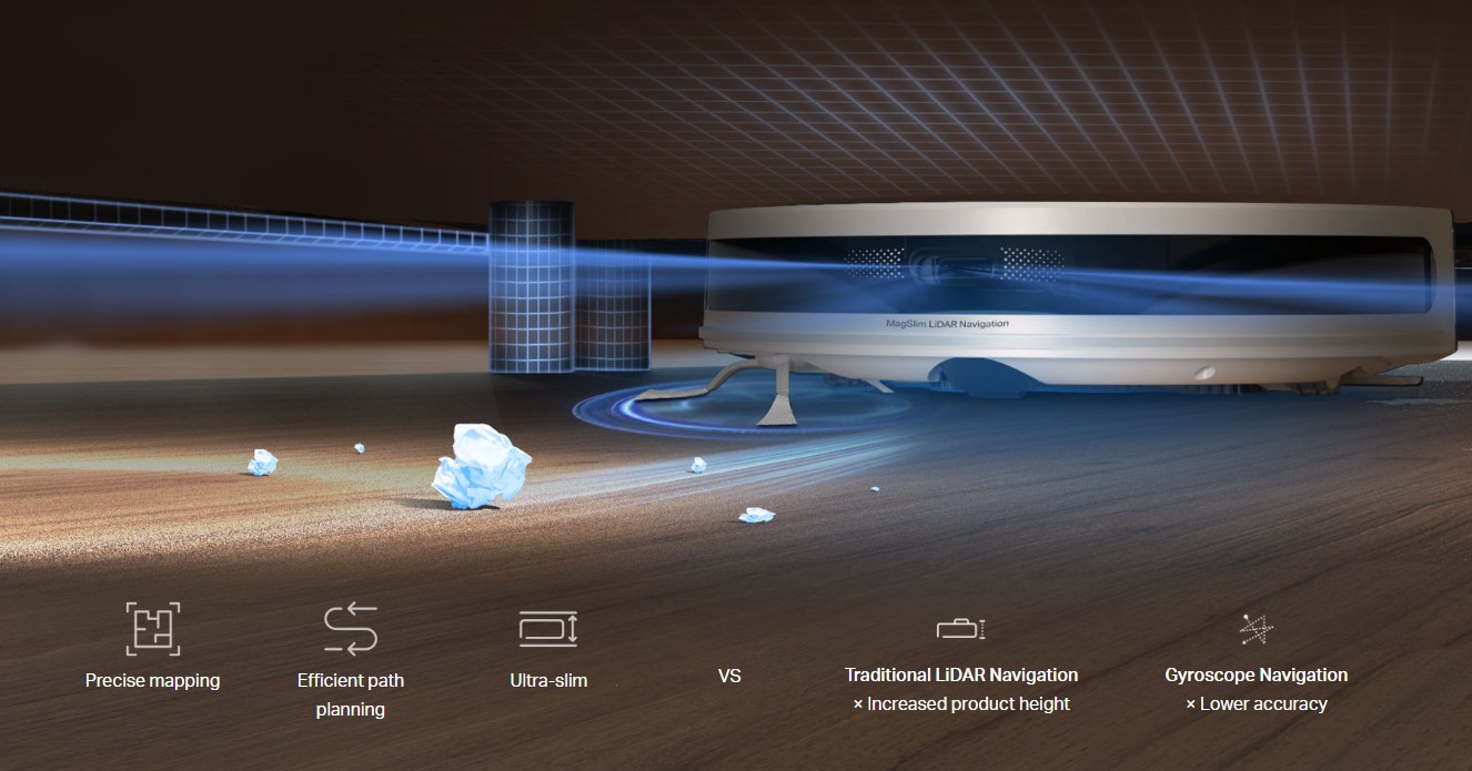 Vysávač TP-Link Tapo RV20 Max so šikovnými funkciami