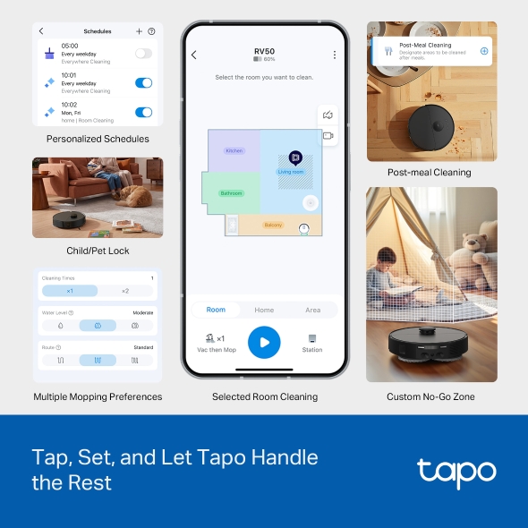 Vysavač TP-Link Tapo RV50 Omni
