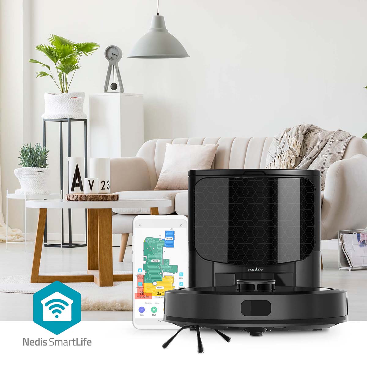 Robotický vysavač Nedis SmartLife