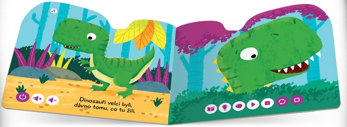 Minikniha Dinosaurus Albi Kouzelné čtení