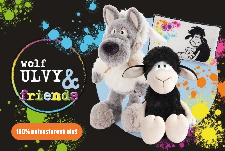 Produktová řada NICI Wolf Ulvy je plná plyšových hraček a polštářů, které zaujmou všechny děti svým hebkým provedením a rozmanitým zbarvením.