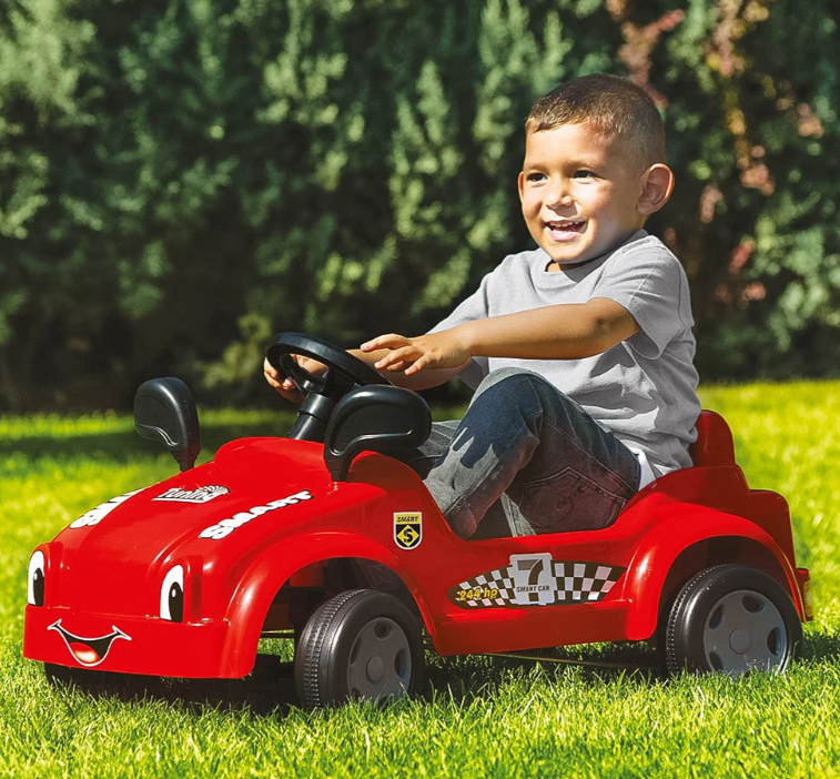 Velké šlapací auto s klaksonem Dolu