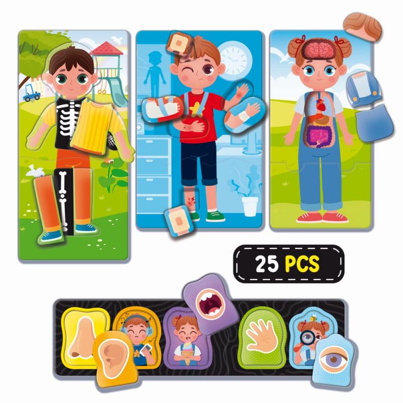 Puzzle/skládačka Liscianigioch Montessori Baby Doctor