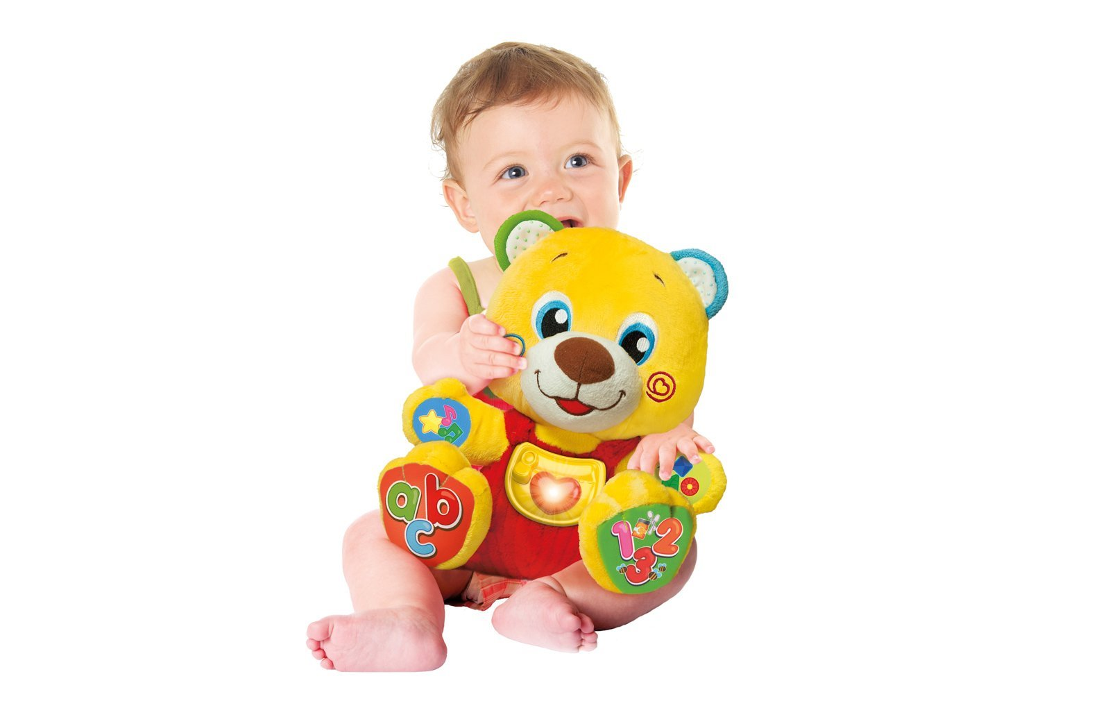 Didaktický medvídek Clementoni Interactive Baby Bear je vhodný pro všechny kojence od 6 měsíců.