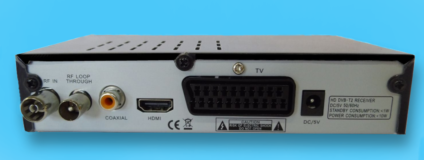 DVB-T přijímač DI-WAY T2-ONE plus HEVC H.265 DVB-T/T2, CRA T2 Ověřeno