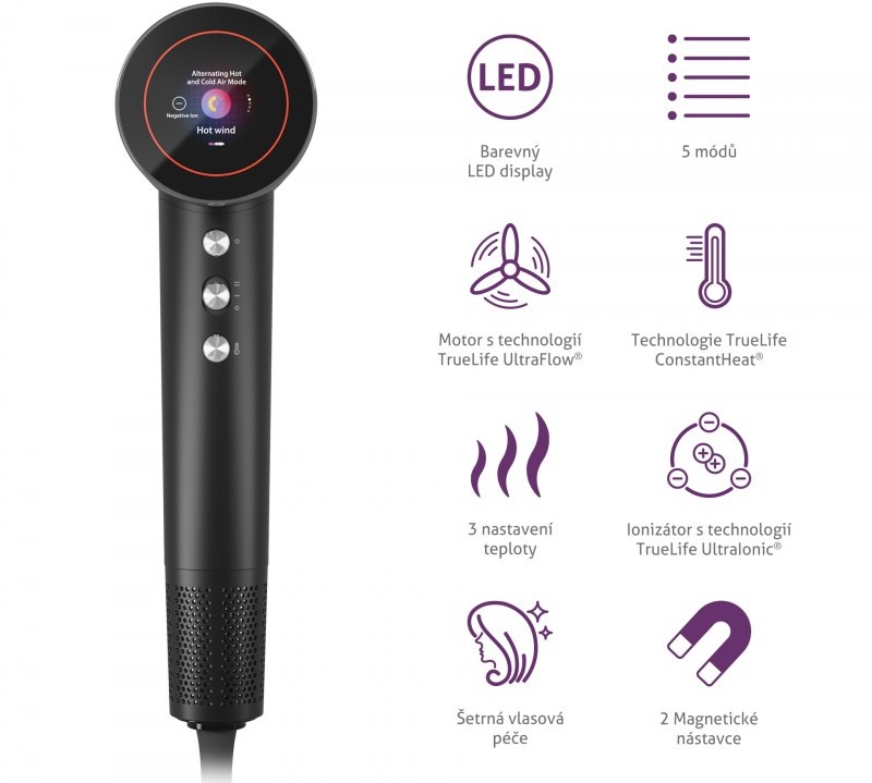 Fén TrueLife HairDryer D9 