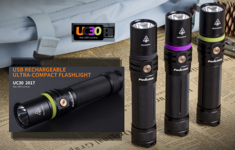 LED svítilna Fenix UC30 XP-L kapesní s výkonem až 1000lm