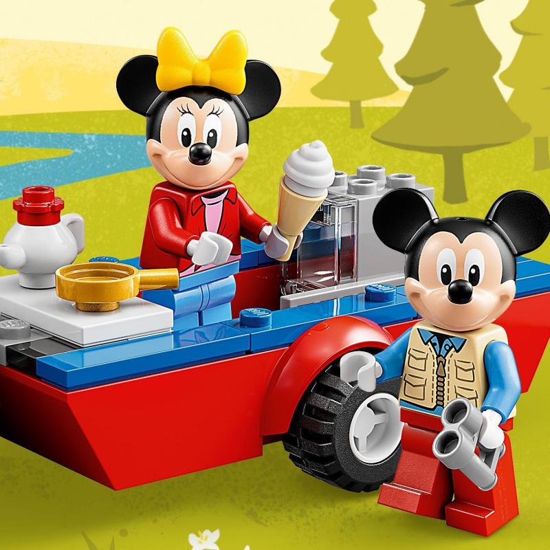 Stavebnice LEGO Myšák Mickey a Myška Minnie jedou kempovat