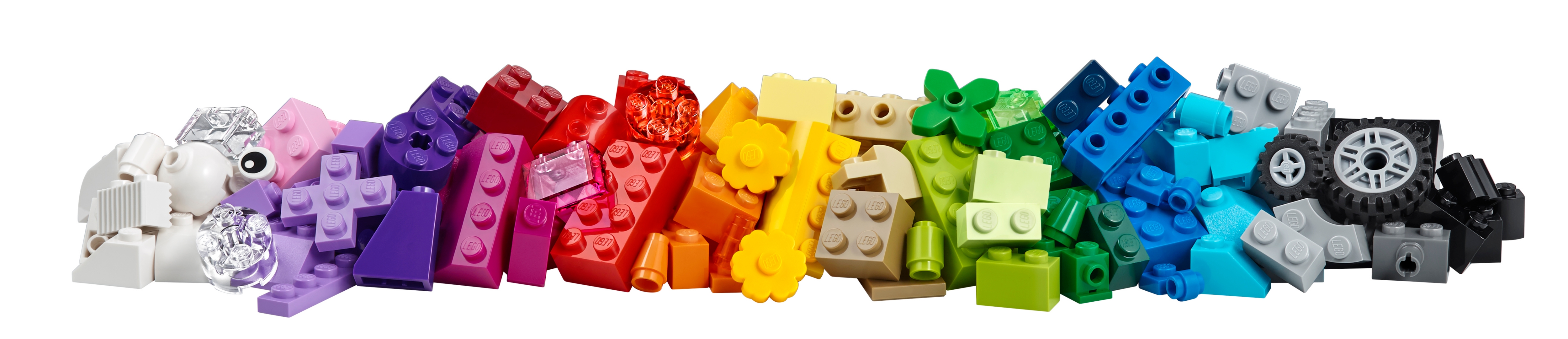 Stavebnice LEGO Tvořivé kostky obsahuje spoustu barevných a praktických dílků
