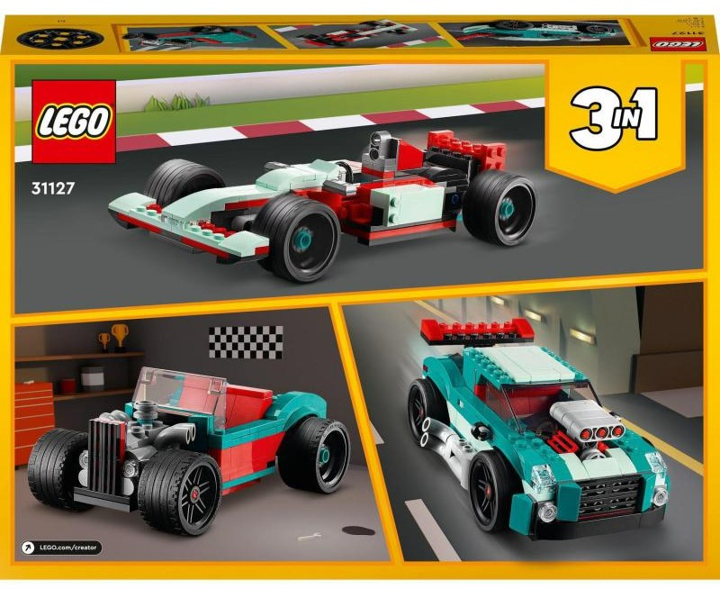 Stavebnice LEGO Závoďák potěší každého fanouška závodních aut