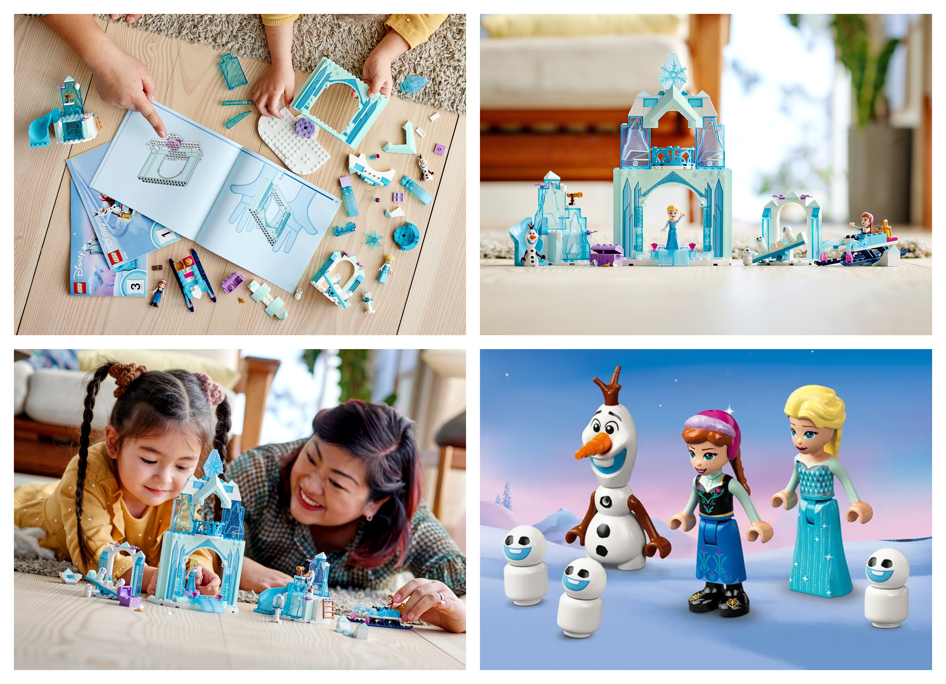Stavebnice LEGO Disney Anna and Elsa's Frozen Wonderland (43194) zahrnuje celkem 154 různotvarých dílků, které přinášejí bezpočet herních možností.