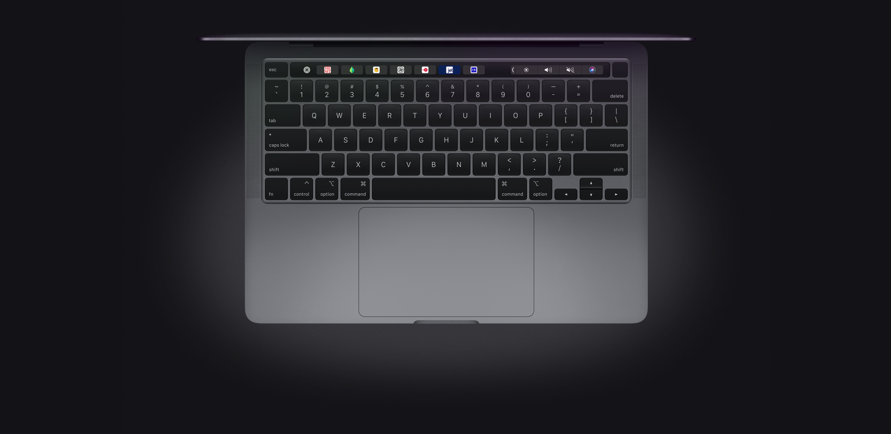 Magic Keyboard na Macbooku Pro (2020)