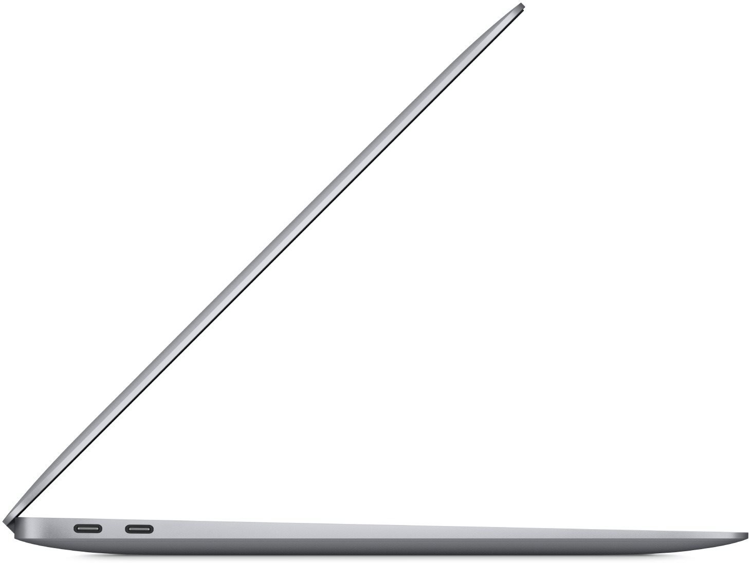 MacBook Air (2020) s praktickým rozhraním Thunderbolt / USB 4