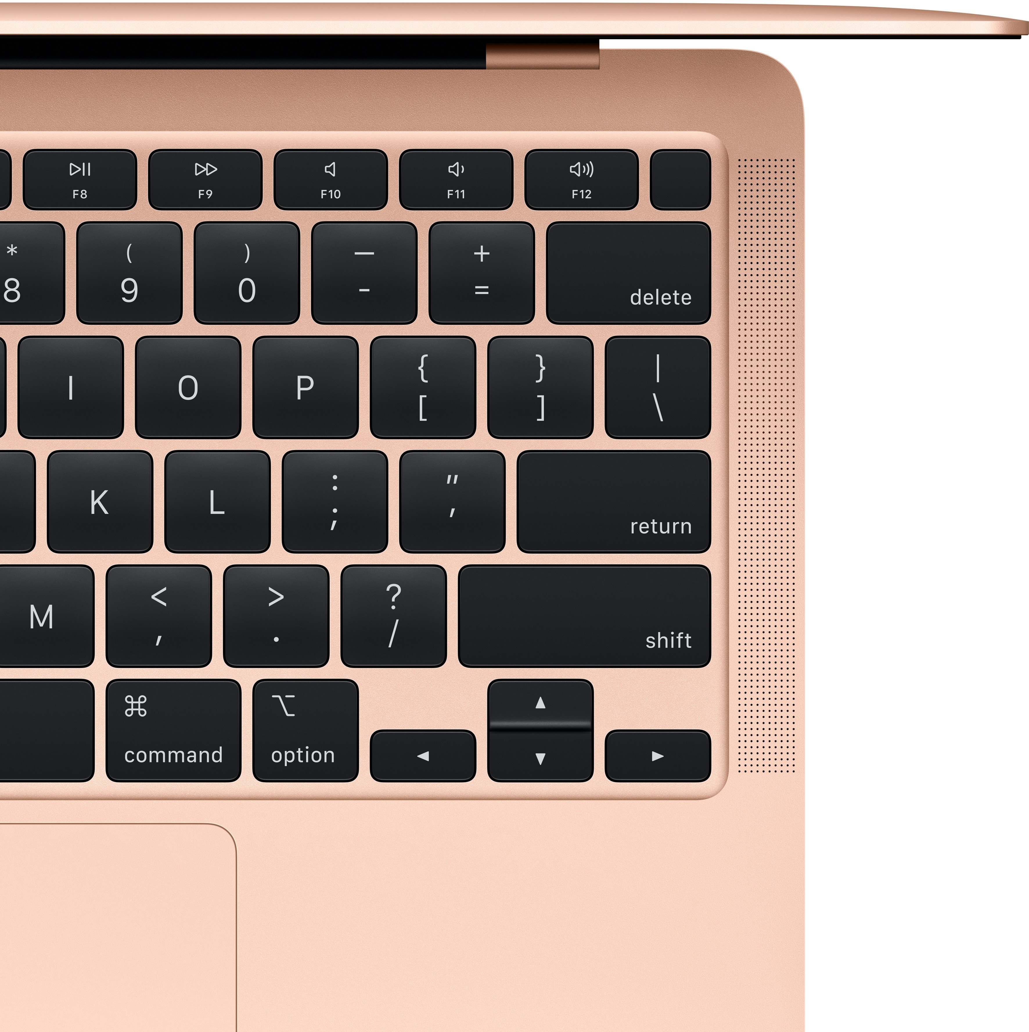 Šipky v uspořádání do obráceného T u MacBook Air (2020)