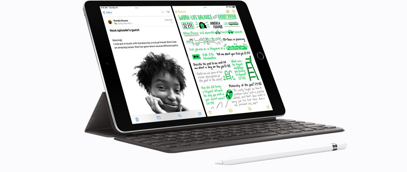 Pro práci s Apple iPad 9 přijde vhod klávesnice Smart Keyboard a kreativní umělci zase nejvíce ocení stylus Apple Pencil 2.