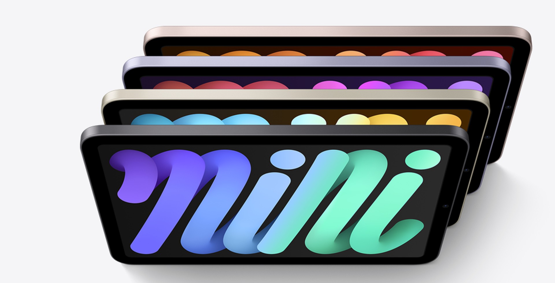 Apple iPad Mini (2021) si mete vybrat ze 4 barevnch variant  hvzdn bl, vesmrn ed, fialov a rov