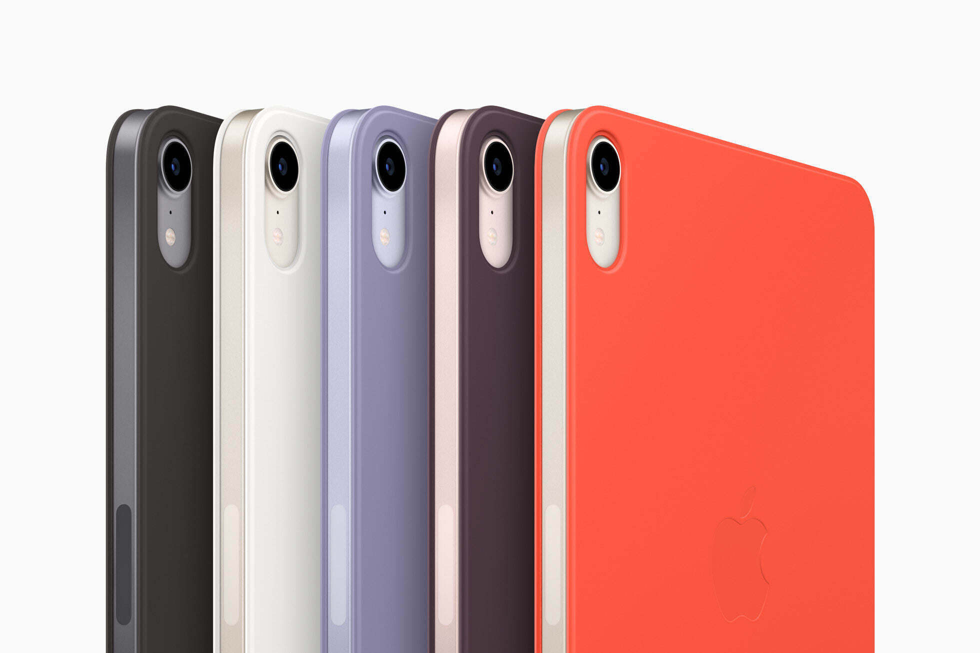 Apple Smart Folio je dostupné v 5 barevných variantách – bílá, černá, oranžová, tmavě třešňová a levandulová, které se dokonale sladí s iPad Mini 6 i s vaším outfitem.