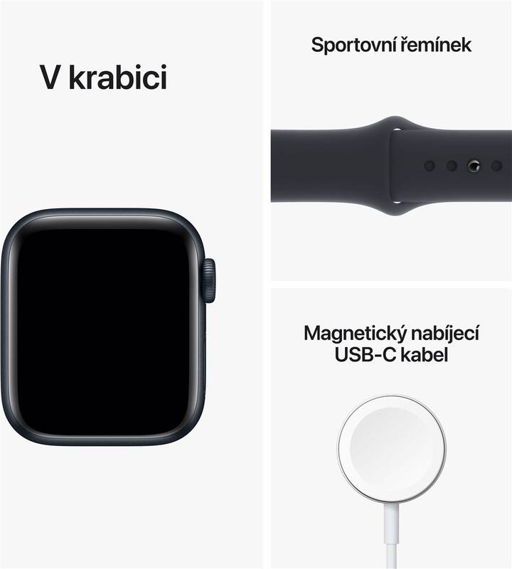 Obsah balení hodinek Apple Watch SE GPS + Cellular